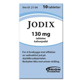 Jodix 130 mg tabletter 10 stk