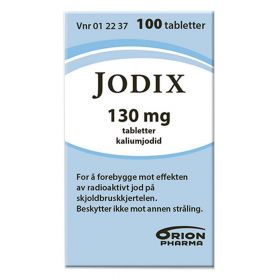 Jodix 130 mg tabletter 100 stk