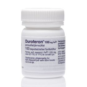 Duroferon 100 mg depottabletter 100 stk