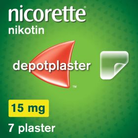 Nicorette 15 mg/16 timer depotplaster 7 stk