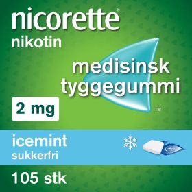 Nicorette Icemint Tyggegummi 2mg 105stk