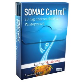 Somac Control 20 mg enterotabletter 7 stk