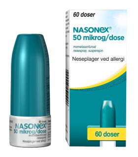 Nasonex 50 mcg/dose nesespray 60 doser