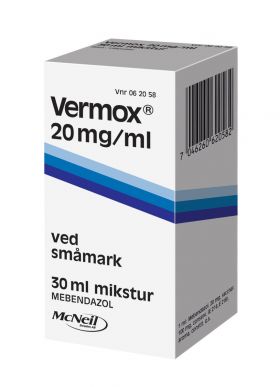 Vermox mikstur 20mg/ml