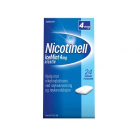 Nicotinell 4 mg tyggegummi IceMint 24 stk
