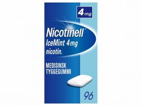 Nicotinell 4 mg tyggegummi icemint 96 stk