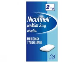 Nicotinell Tyggegummi Icemint 2mg 24stk