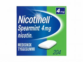 Nicotinell Tyggegummi spearmint 4mg 204stk