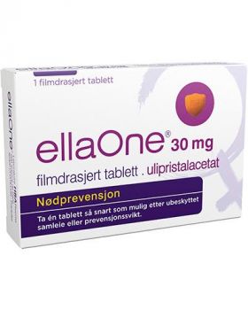 ellaOne 30 mg nødprevensjon 1 stk