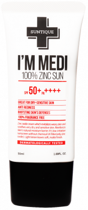 Suntique I'm Medi 100 % Zinc Sun solkrem ansikt SPF 50+ 50 ml