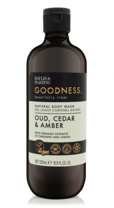Baylis & Harding Goodness Oud, Cedar & Amber Body Wash 500 ml