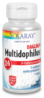 Solaray daglig+ multidophilus 24 60 kapsler