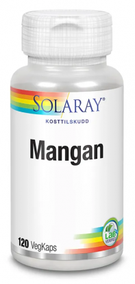 Solaray mangan 5 mg 120 kapsler