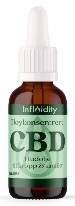 Influidity Høykonsentrert CBD hudolje 30 ml