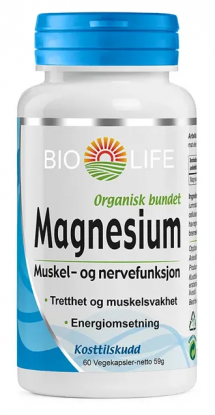 Bio-Life magnesium 60 Kapsler