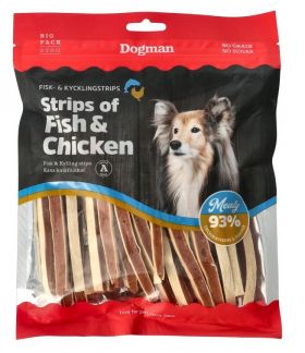 Dogman Dogman Strips of Fish & Chicken 250g