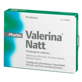 Valerina Natt tabletter 40 stk 