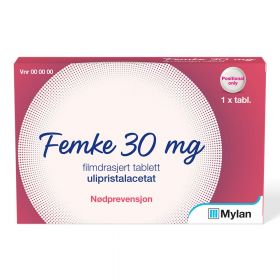 Femke 30 mg nødprevensjon 1 stk