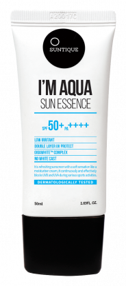 Suntique I'm  Aqua Sun Essence solkrem ansikt SPF 50+ 50 ml