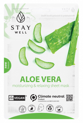 STAY Well Vegan Sheet Mask Aloe 1 stl
