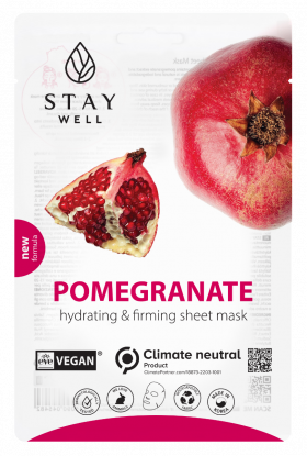 STAY Well Vegan Sheet Mask granateple 1 stk