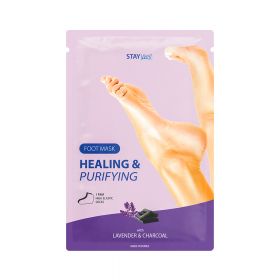 STAY Well Healing & Purifying Foot Mask CHARCOAL 1 stk