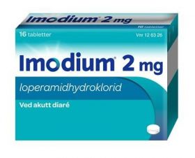 Imodium 2 mg tabletter 16 stk