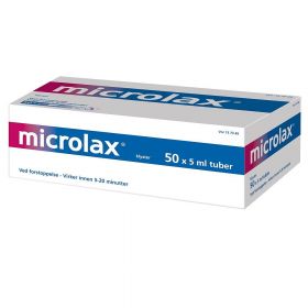 Microlax klyster rektalvæske 50x5 ml