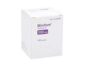 Minifom 200 mg kapsler 100 stk