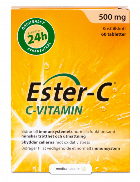 Ester-C C-vitamin 500 mg 60 tabletter