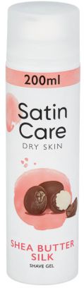 Gillette Satin Care Dry Skin Shea Butter Silk Shave Gel 200ml