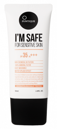 Suntique I'm Safe For Sensitive Skin solkrem ansikt SPF 35 50 ml