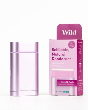 Wild Refillable Natural Deodorant Coconut & Vanilla lilla 40 g