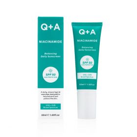 Q+A Niacinamide SPF 50 Balancing Face Sunscreen 50 ml