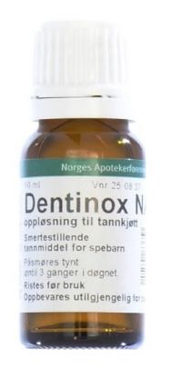 Dentinox NAF oppløsning til tannkjøtt 10ml