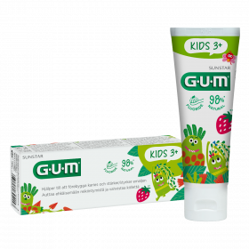 Gum Kids 3+ tannkrem jordbærsmak 50 ml