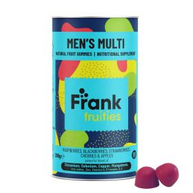 Frank Fruities Men's Multi fruktgummi bringebær- og blåbærsmak 200 g