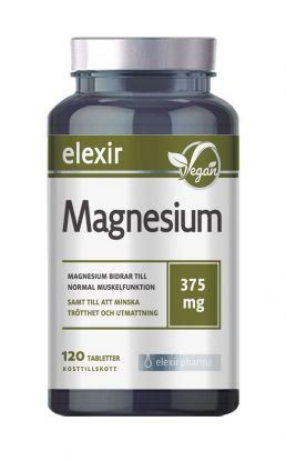 Elexir Pharma Magnesium 375 mg tabletter 120 stk