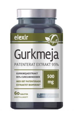 Elexir Pharma Gurkemeie 500 mg tabletter 60 stk