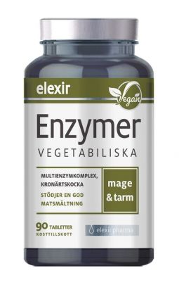 Elexir Pharma Enzymer tabletter 90 stk