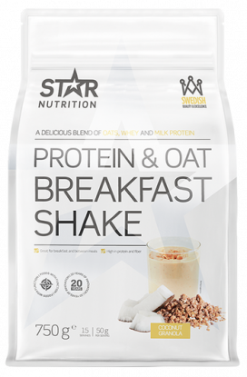 Star Nutrition Protein & Oat Breakfast Shake Coconut/Granola 750 g