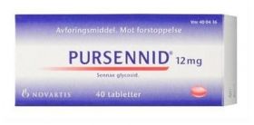 Pursennid 12 mg tabletter 40 stk