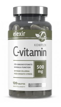 Elexir Pharma C-Vitamin Komplex 500 mg tabletter 120 stk