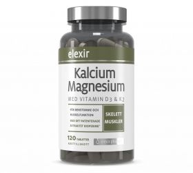 Elexir Pharma Kalsium og Magnesium tabletter 120 stk