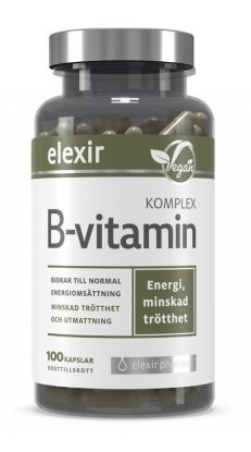 Elexir Pharma B-Vitamin Komplex kapsler 100 stk