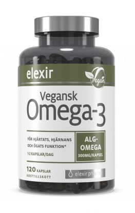 Vegansk Omega-3 120 kapsler