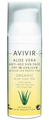 AVIVIR Aloe Vera Anti Age Sun Face SPF15 50ml