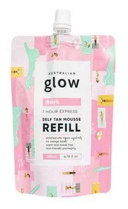Australian Glow One Hour Express Self Tanning Mousse Refill - Dark 