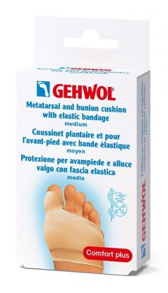 Gehwol Metatarsal/Bunion Cushion w/elastic bandage-medium