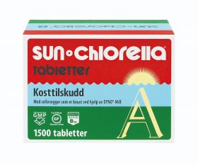 Sun Chlorella tabletter 1500 stk